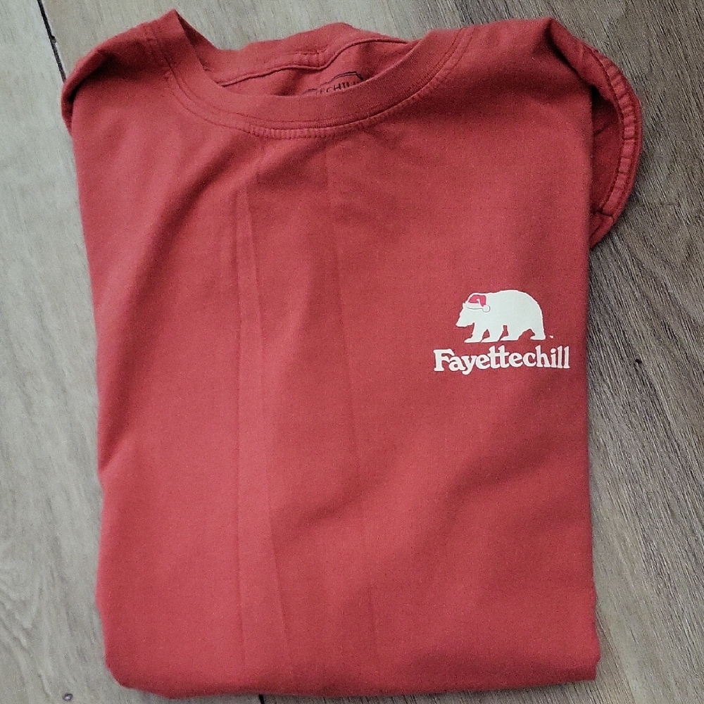 Fayettechill Long Sleeve Tee in Red
